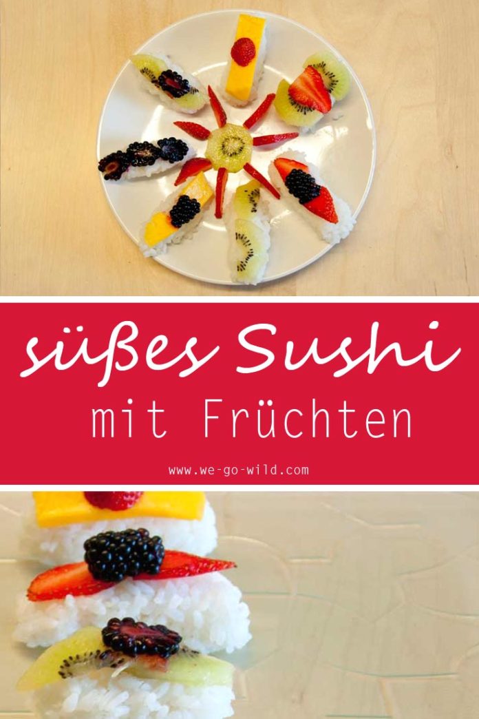 Frucht-Sushi Rezept: Gesundes Dessert für heiße Sommertage