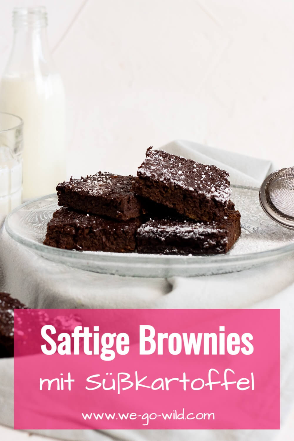 Süßkartoffel Brownies extra schokoladig und saftig Süßkartoffel Brownies extra schokoladig und saftig