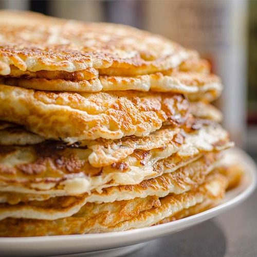 Rezept für Kokosmehl Pfannkuchen und Pancakes