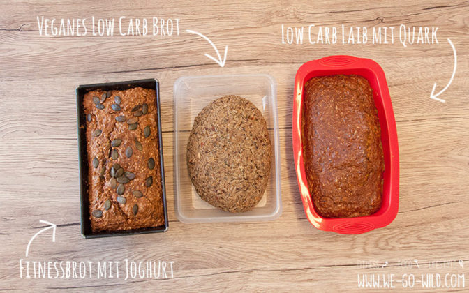 Eiweißbrot Rezept: 3x Low Carb Fitnessbrot