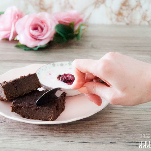 Süßkartoffel Brownies extra schokoladig und saftig