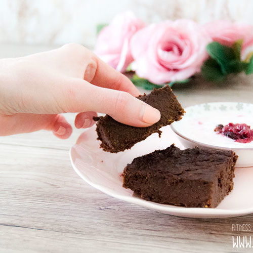 Süßkartoffel Brownies extra schokoladig und saftig