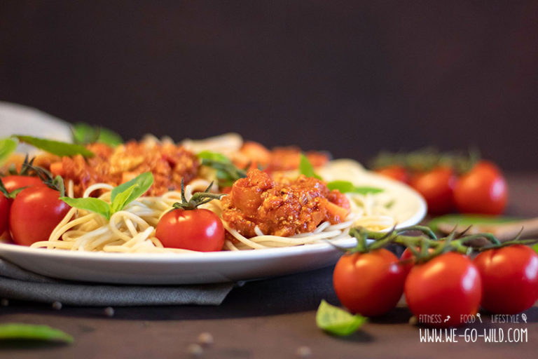 Tofu Bolognese Das beste vegane Sugo ohne Fleisch