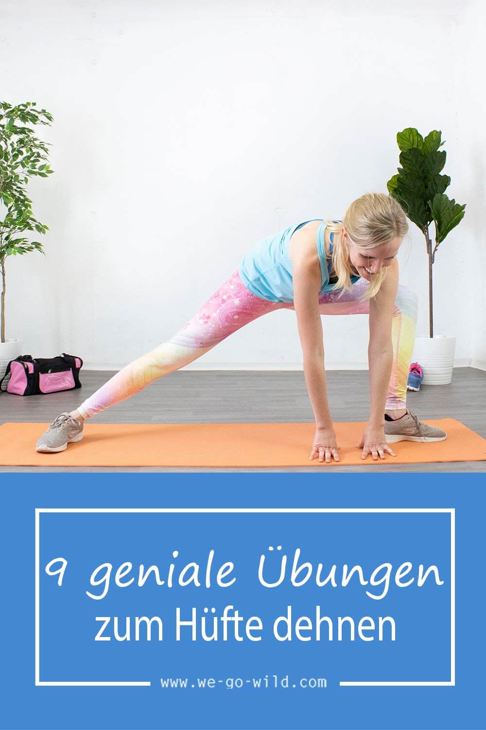 Yoga zum Abnehmen offener Hüften