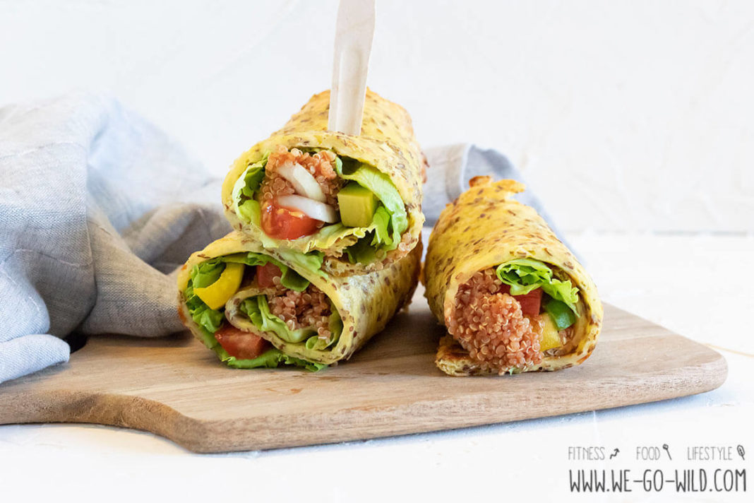 Low carb wraps very easy to make yourself WE GO WILD