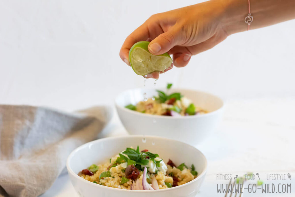 Bulgur Salat mit Feta und knackigem Gemüse - WE GO WILD