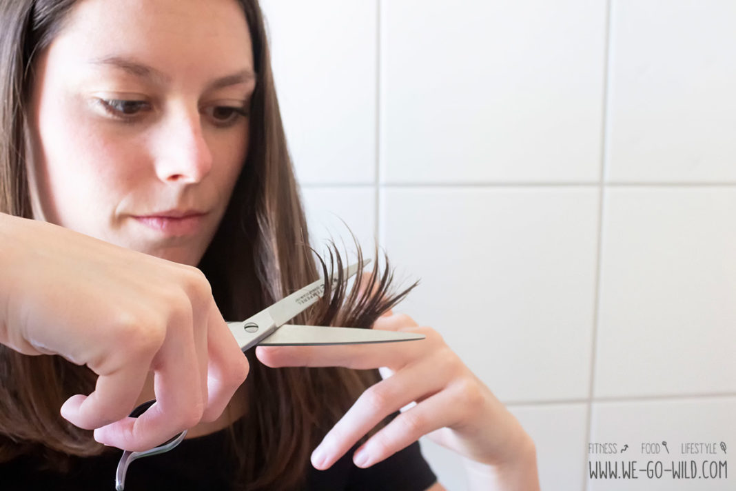 Selber Haare schneiden Anleitung für Pony & Spitzen WE GO