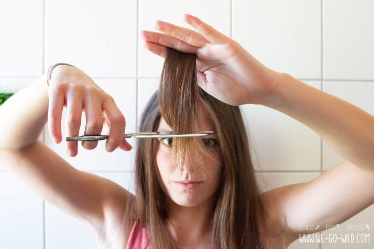 Selber Haare schneiden Anleitung für Pony & Spitzen WE GO WILD