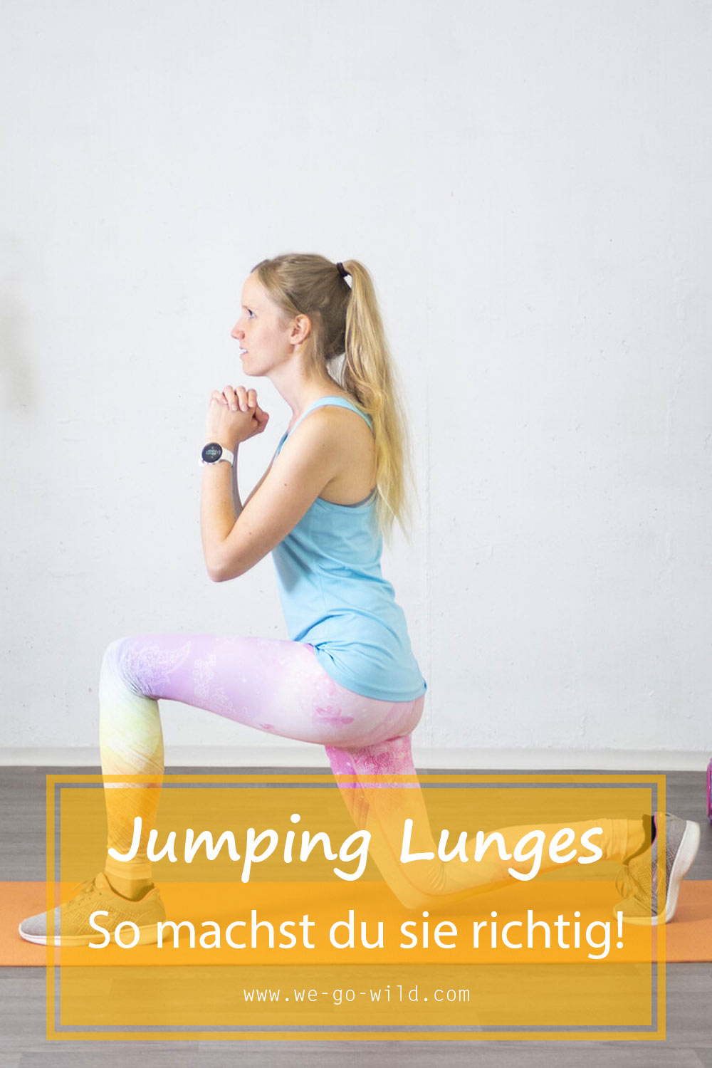 Jumping Lunges Tutorial How to perform it correctly!
