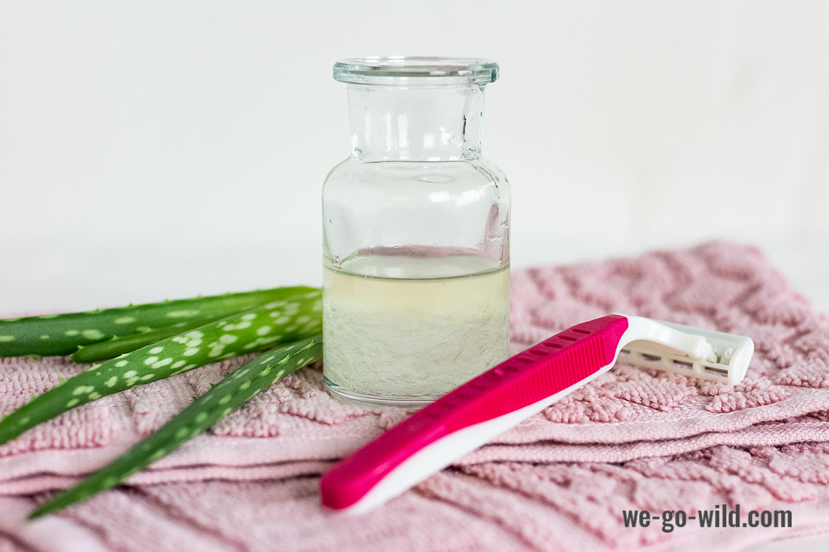 Rasiergel mit Aloe Vera Anleitung