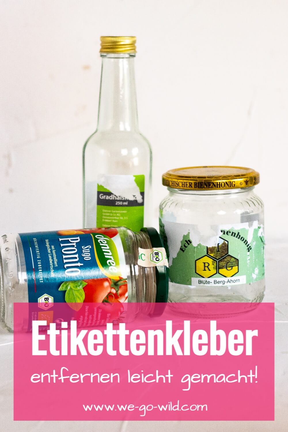 Kleber Von Etiketten Auf Gläsern Entfernen Etikettenkleber entfernen: Zwei Hausmittel die Wunder wirken!